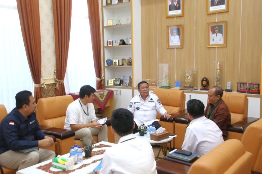 Wali Kota menerima audiensi Kepala Kantor Perwakilan Bank Indonesia