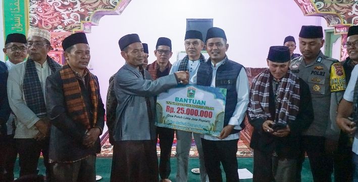 Bupati Solok Beserta TSR Kabupaten Solok Kunjungi Masjid Lamo Istiqomah Nagari Sungai Nanam