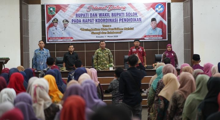 Rapat Koordinasi Pendidikan di Kabupaten Solok