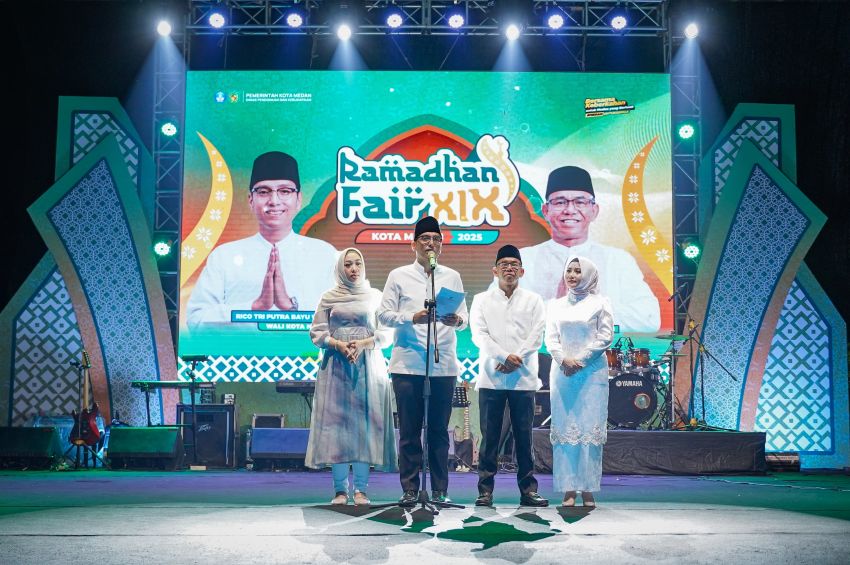 Ramadhan Fair XIX 2015 Resmi Dibuka, Wali Kota Medan Rico Wass  Bersama Wakil Walikota Medan Zakiyuddin Harahap
