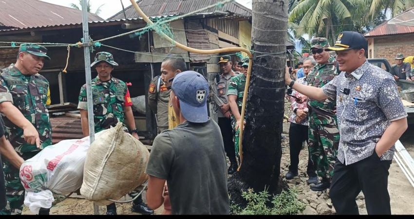 Tinjau TMMD ke-123 di Palas, Brigjen TNI Mangaraja Simanjuntak Pastikan Warga Dapat Air Bersih!