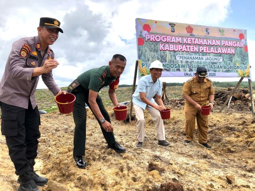 PT IISLakukan Penanaman Perdana Jagung di Kebun Sei Lala, Riau, Dukung Ketahanan Pangan Nasional