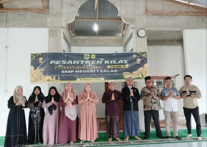 SMP N 1 Salak Semarakkan Bulan Suci Ramadhan 1446 H Di Mesjid Nurul Salak
