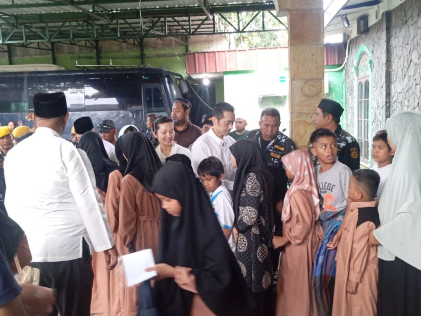 Memperingati Hari Lahir Alm Ketua Dewan Kehormatan AMPI dan Ramadhan 1446 H, DPD AMPI Sumut Santuni Ratusan Anak Yatim Piatu dan Duafa