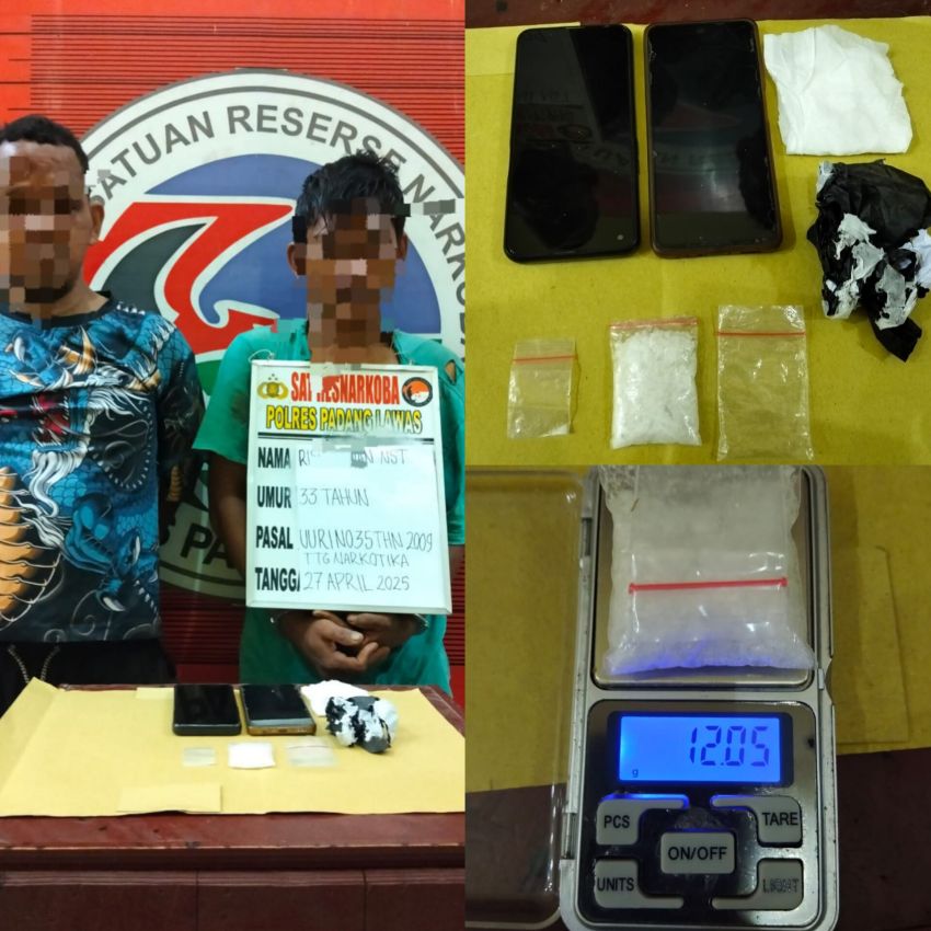 3 Hari Menjabat, Iptu Parlin Azhar Harahap Tangkap Dua Orang Pengedar Sabu di Huragi Palas