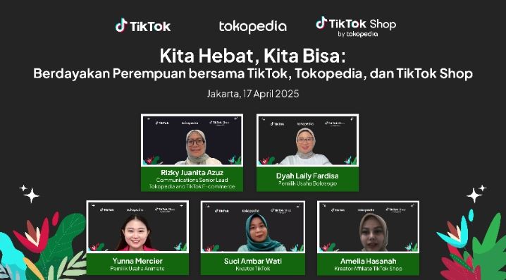 Rayakan Hari Kartini, TikTok, Tokopedia, dan TikTok Shop Perkuat Komitmen Pemberdayaan Perempuan di Era Digital