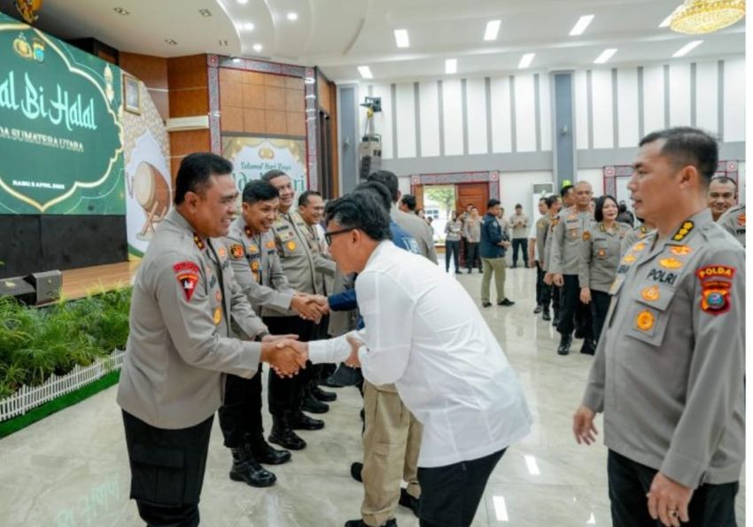 Halal Bihalal Polda Sumut Pererat Hubungan Antar Personel