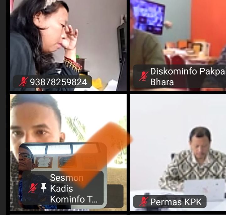 KPK Gelar Bimtek Desa Anti Korupsi1 di Sumut Secara Daring