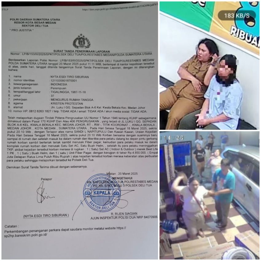 Polsek Delitua Sudah Melayani Dengan Baik Penaganan Kasus Penyerangan dan Pengerusakan Oknum ASN ke Sidik
