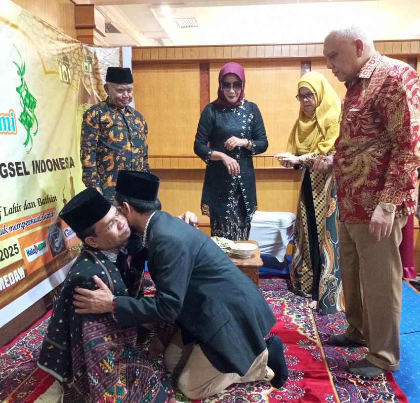 Halal Bi Halal dan Tepung Tawar Haji DPP HMTI: Perkuat Dalihan Natolu untuk Bangun Tabagsel