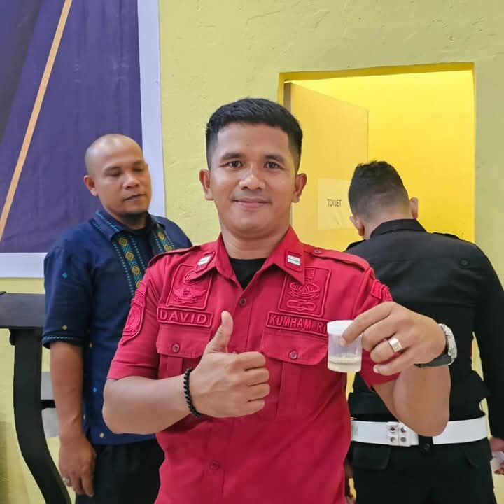 Gandeng BNN, Lapas Padangsidimpuan Test Urine dalam Menyambut HBP Ke-61