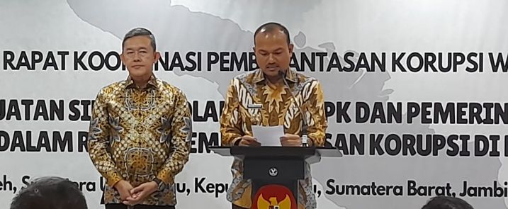 Datang ke Gedung KPK, Wali Kota Mahyaruddin Salim Serukan Korupsi