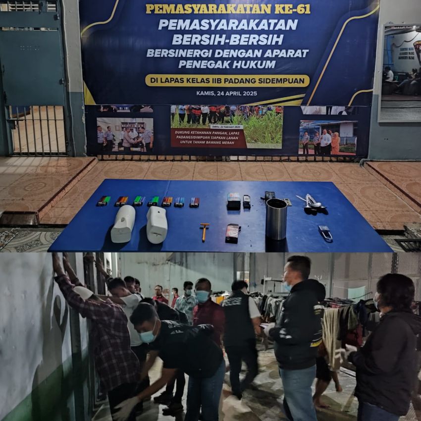 Polres Padangsidimpuan dan BNN Tapsel Gelar Razia di Lapas Kelas II B, Ini Temuan Mengejutkannya!