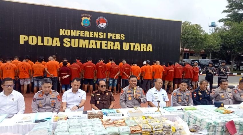 2 Bulan, 634 Tersangka Narkoba Ditangkap
