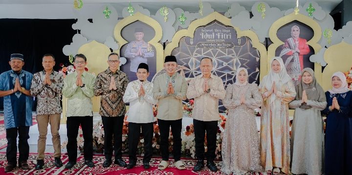 Bupati dan Wakil Bupati Solok Hadiri Halalbihalal Bersama Gubernur dan Forkopimda Sumbar