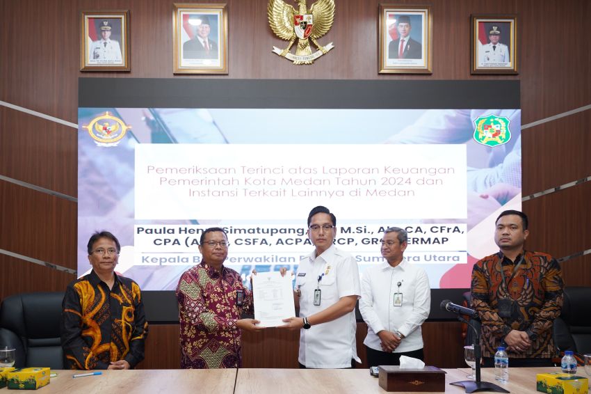 Pemko Medan Terima Entry Meeting dari BPK