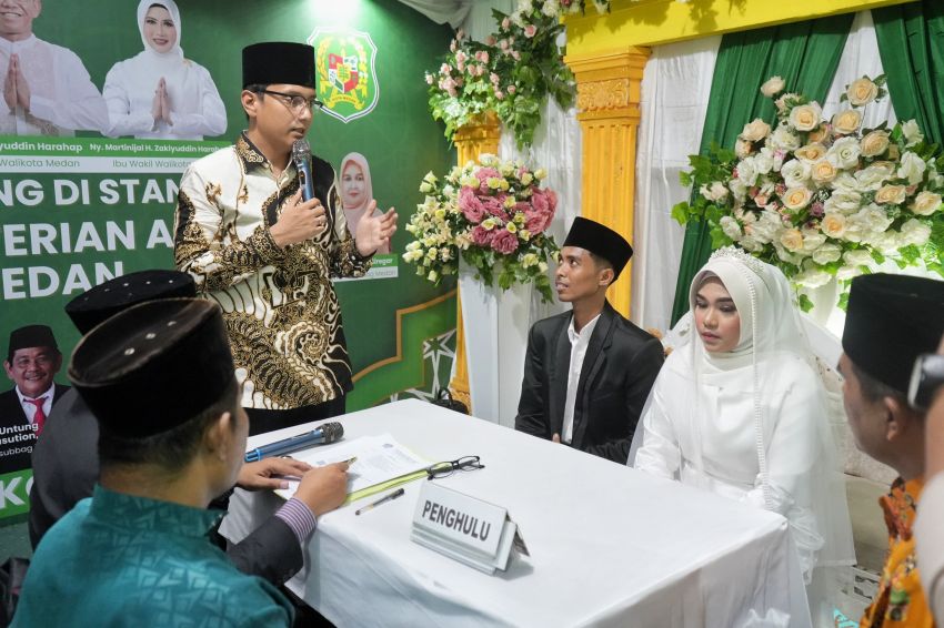 Jadi Saksi Nikah di Lokasi MTQ, Rico Waas: Jadilah Keluarga Sakinah, Mawaddah, Warahmah