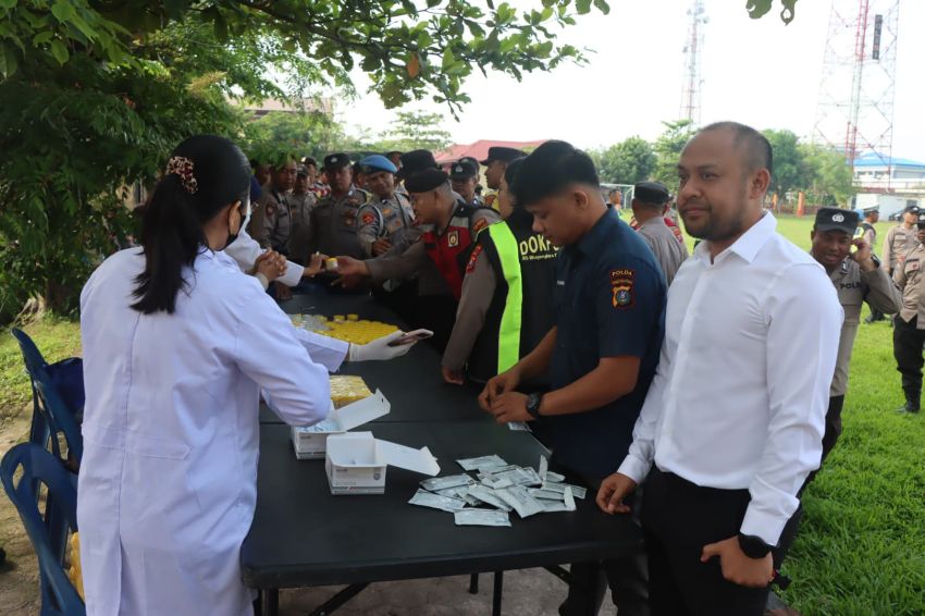 Cegah Penyalahgunaan Narkoba, Personel Polresta Deli Serdang Jalani Tes Urin Dadakan