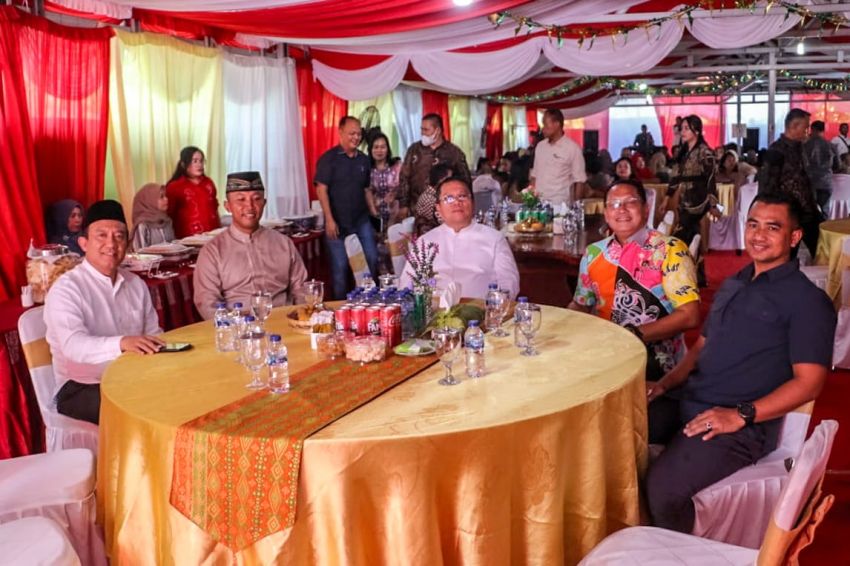 Wali Kota hadiri acara open house yang digelar Dandim 0207 Simalungun, di rumah dinas Dandim 0207/Simalungun