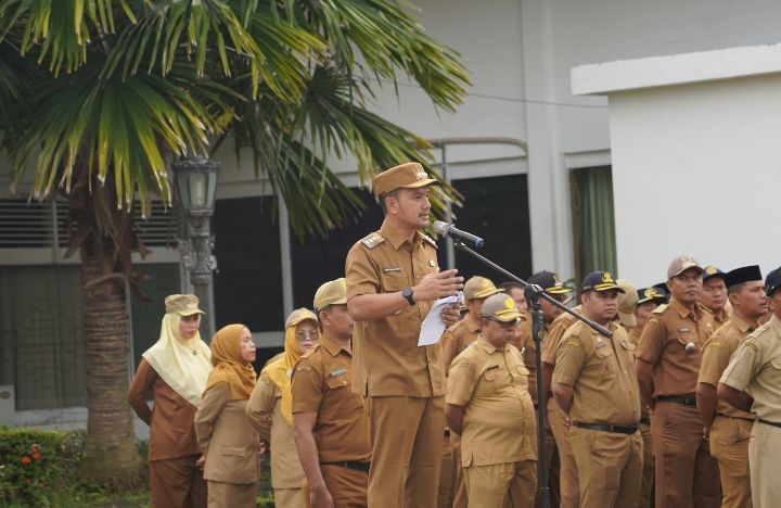 Wako Pimpin Apel Perdana Pasca Idul Fitri , Ajak ASN Wujudkan Visi Misi