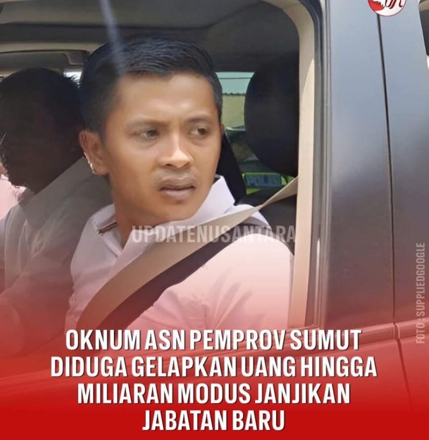 Oknum ASN Pemprov Sumut Diduga Gelapkan Uang Ratusan Juta dengan Modus Mutasi Jabatan