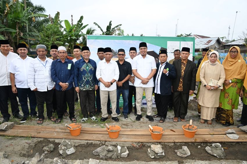 Wagub Sumut Surya Resmikan Pembangunan Masjid Taqwa Indrapura