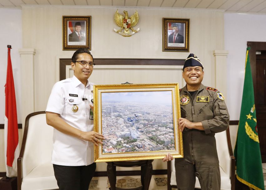 Rico Waas Terima Foto Indah Kota Medan dari Udara