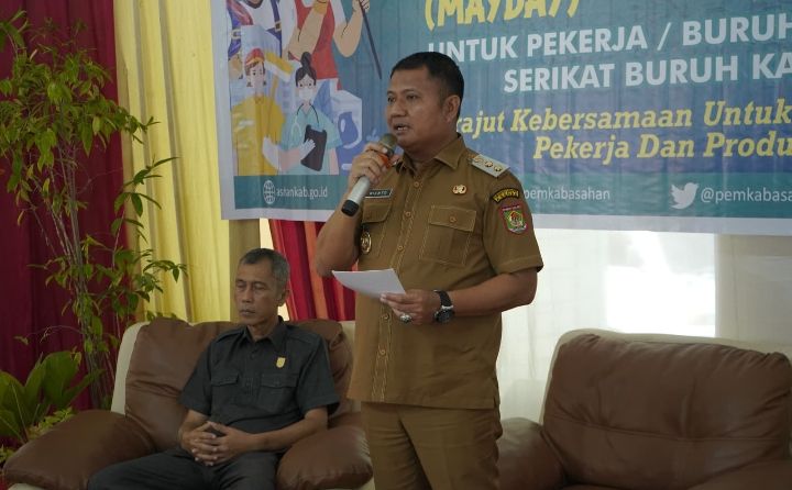 Wakil Bupati Asahan : Jadikan Peringatan Hari Buruh Sebagi Momentum Kebersamaan