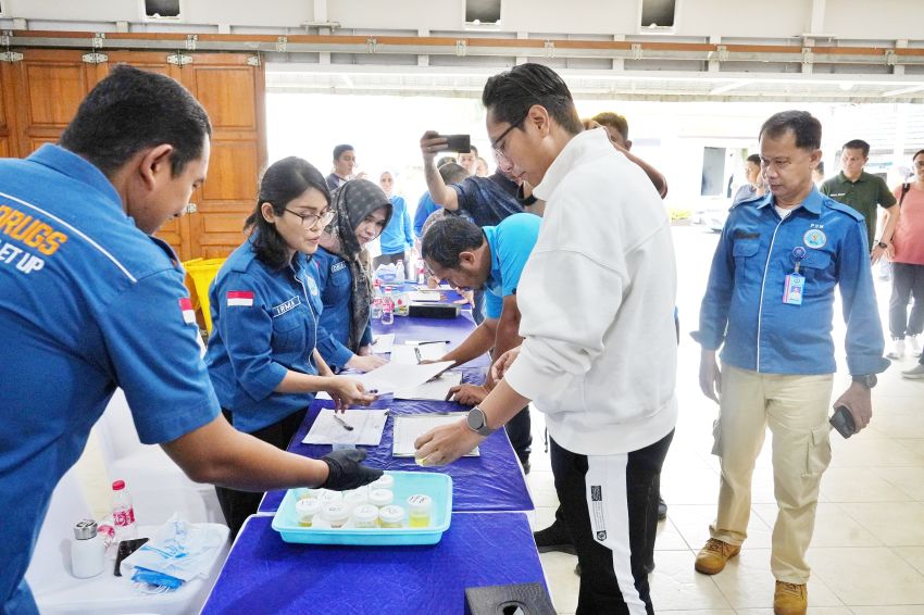 Camat dan Lurah Kota Medan Lakukan Tes Urine, Rico Waas: Semangat Menggalakkan Anti Narkoba Harus Dari Diri Sendiri