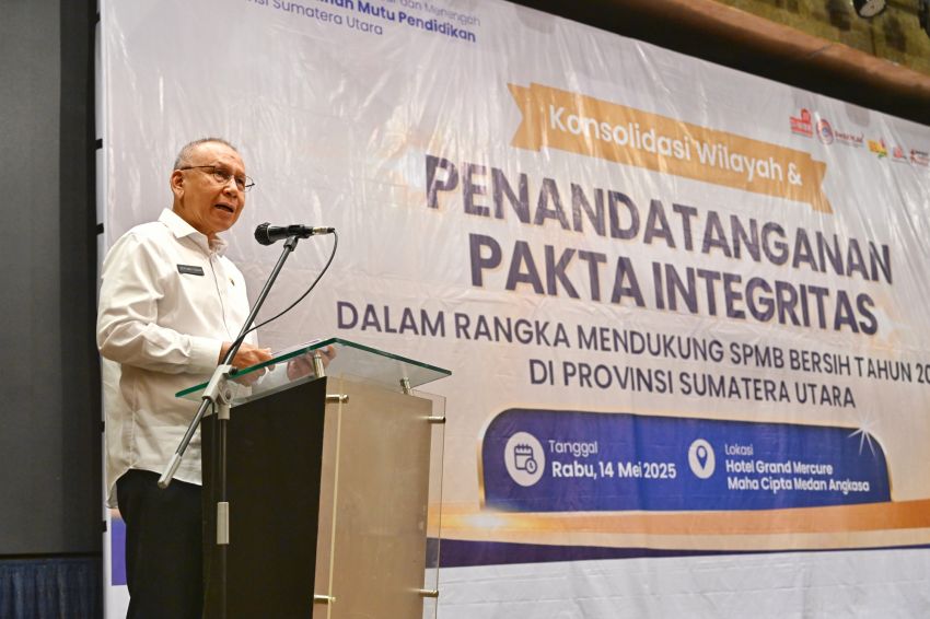 Seluruh Kepala Daerah di Sumut Teken Pakta Integritas Wujudkan SPMB Bersih
