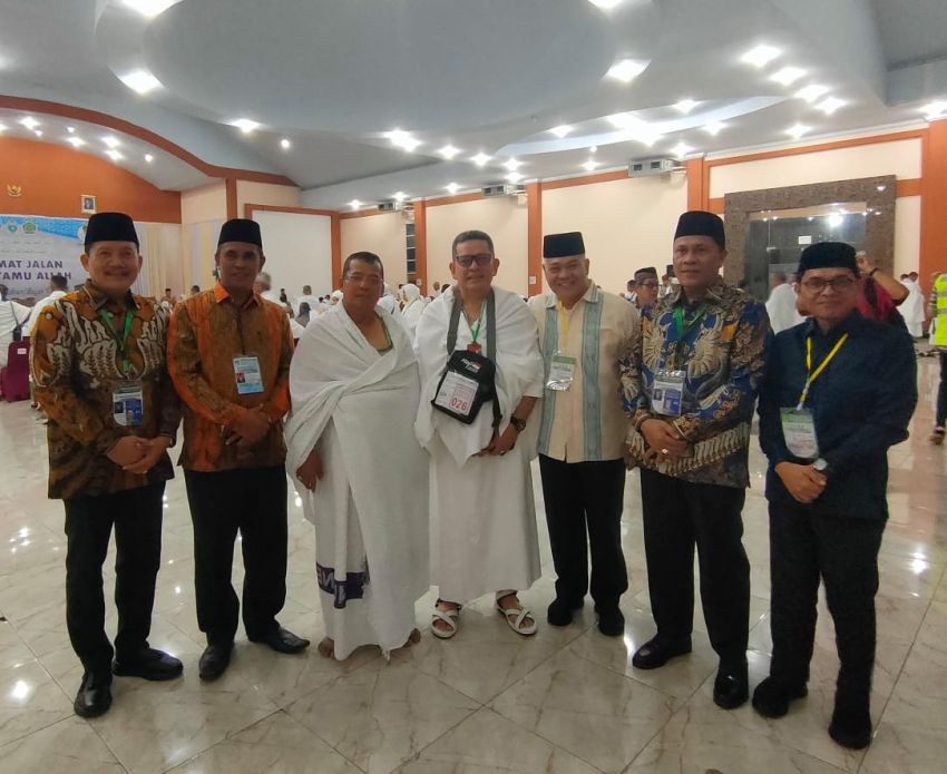 Ketua DPD IKANAS Sumut Kunjungi Asrama Haji Medan, Beri Doa dan Semangat kepada Jamaah