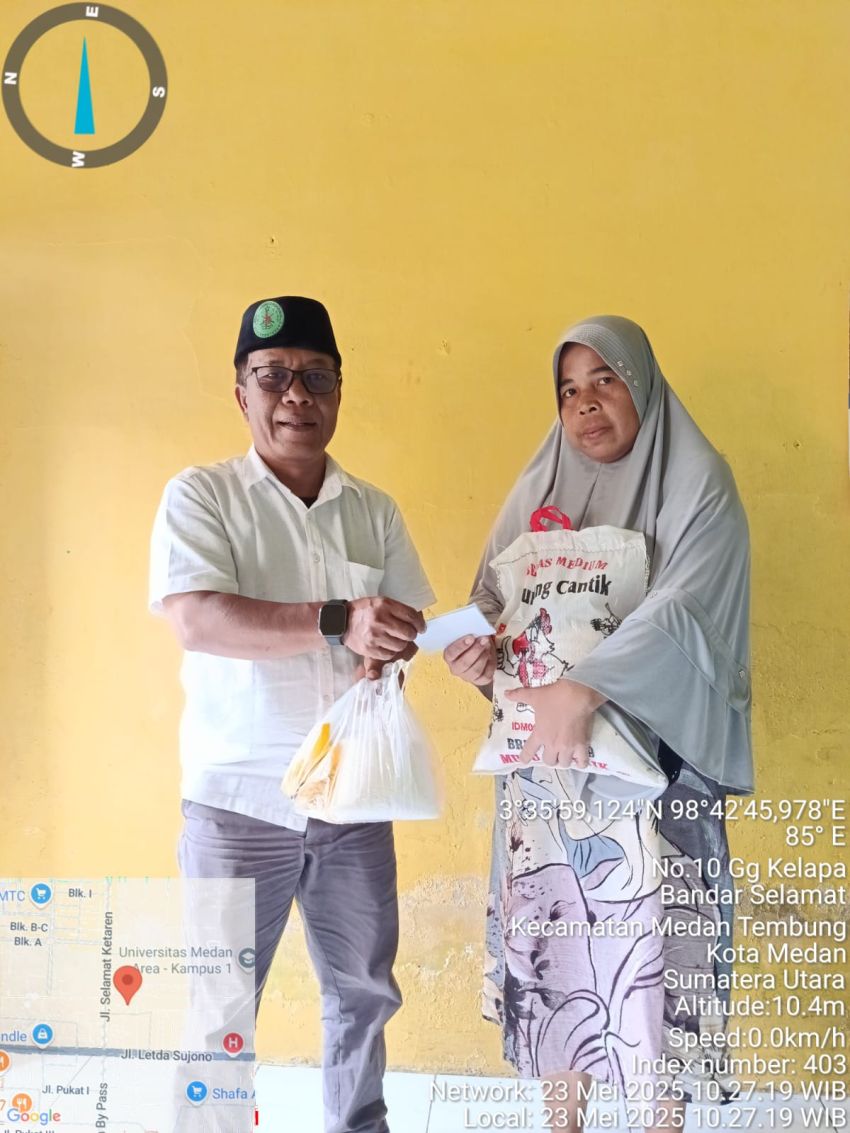 BAKOPAM Sumut Gelar Jum’at Berkah, Salurkan Bantuan Sembako dan Santunan di Medan dan Deli Serdang