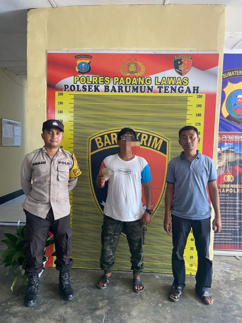 Seorang Juru Parkir Liar Terjaring Operasi Preman, Polsek Barteng Polres Palas Amankan Pelaku