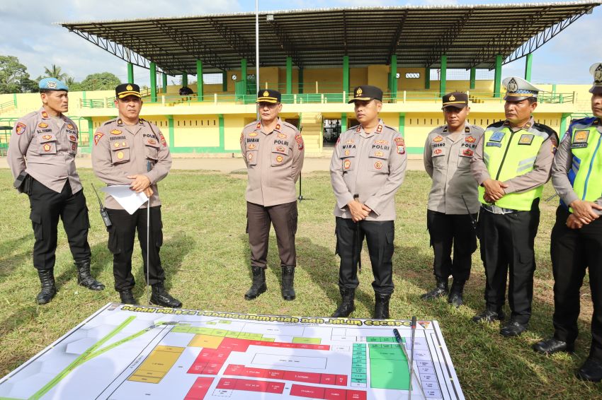 May Day 2025, Polres Padangsidimpuan Gelar Simulasi Pengamanan Unjuk Rasa Dengan Siaga dan Taktis