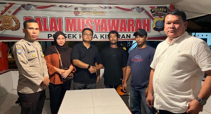 Konflik Petugas Parkir dan Pedagang Media Damai di Polsek Kota Kisaran Polres Asahan