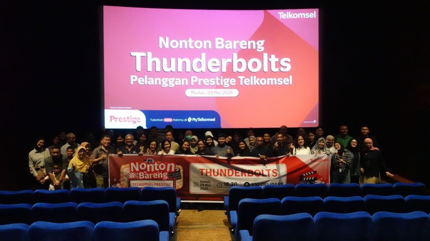 Rayakan Ulang Tahun, Telkomsel Gelar Nonton Bareng Film Thunderbolts Bagi Pelanggan Prestige