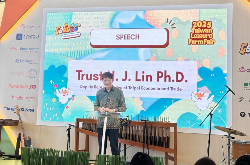 Deputi Kepala Perwakilan TETO, Mr. Trust Lin: Pameran Agrowisata Taiwan 2025 Resmi, Tawarkan Pesona Wisata Edukatif dan Berkelanjutan