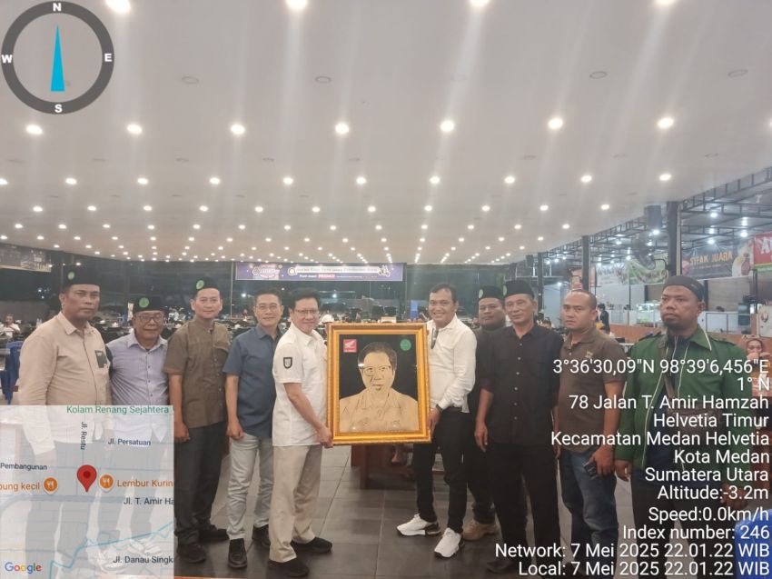 Bakopam Sumut Gelar Silaturahmi dan Serahkan Cendera Mata kepada Vice Presiden Direktur PT Indaco Trading Coy Leo Wijaya