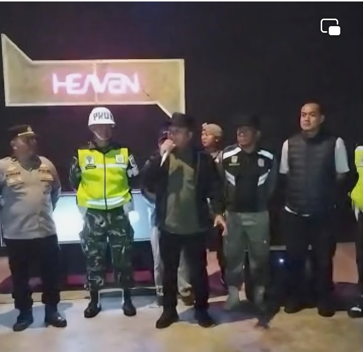 Tak Miliki Izin, Heaven Dan Nes Bar Ditutup Wakil Bupati Asahan Bersama Tim Gabungan APH