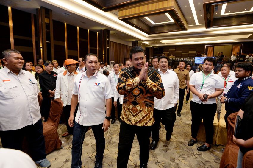 Pelantikan DPW Partai Perindo Sumut, Bobby Nasution Ajak Perindo Kolaborasi Sukseskan Program Pro Rakyat