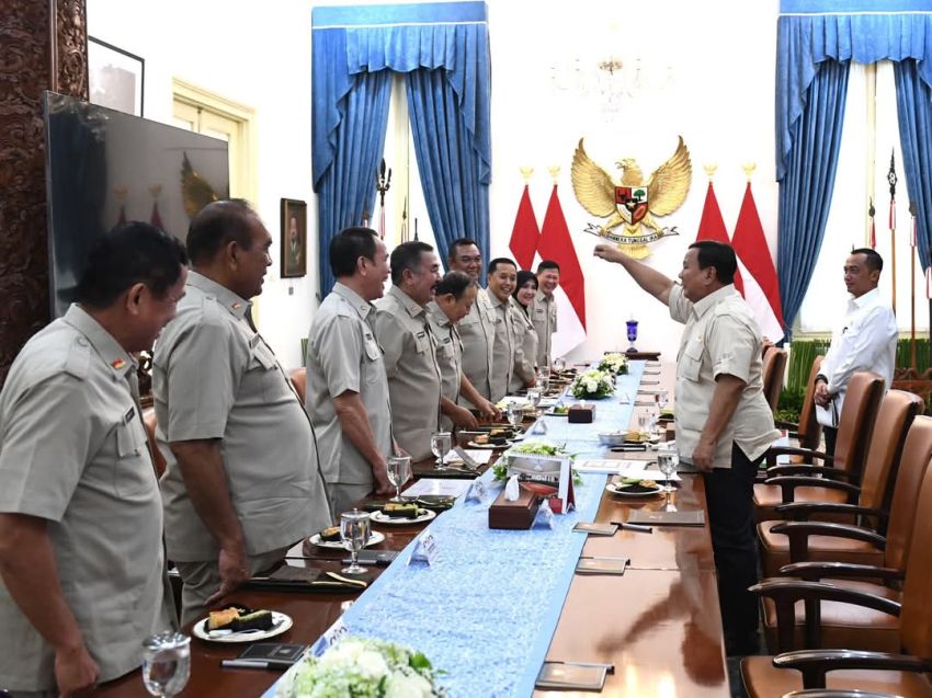 Presiden Prabowo Terima Jajaran PPAD di Istana Kepresidenan