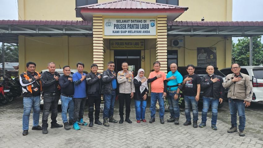 Touring ke Pantai Labu, Tim Unimed Racer Community (URC) Surprise Kapolsek Pantai Labu
