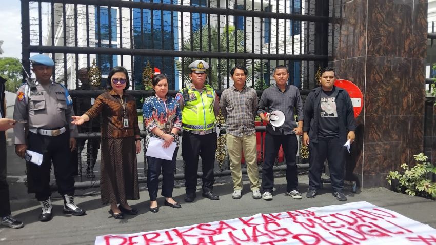 JMI Geruduk Kejatisu, Minta Kakan Kemenag Medan Segera Diperiksa
