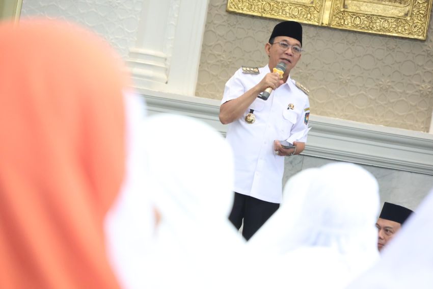 174 Calhaj Tapsel di Berangkatkan, Gus Irawan Pasaribu: Terima kasih Prabowo Subianto
