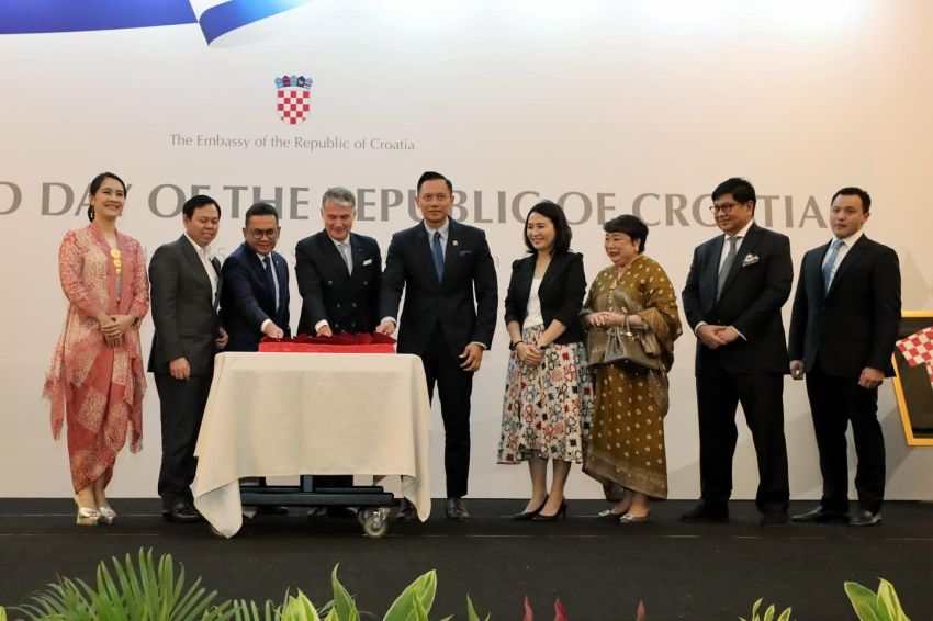 Menko Agus Yudhoyono Hadiri Resepsi Hari Nasional Kroasia