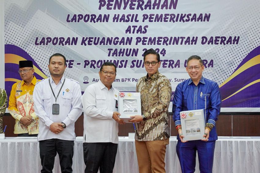BPK Sampaikan LHP LKPD 2024, Lima Kali Berturut-turut Pemko Medan Dapat Opini WTP