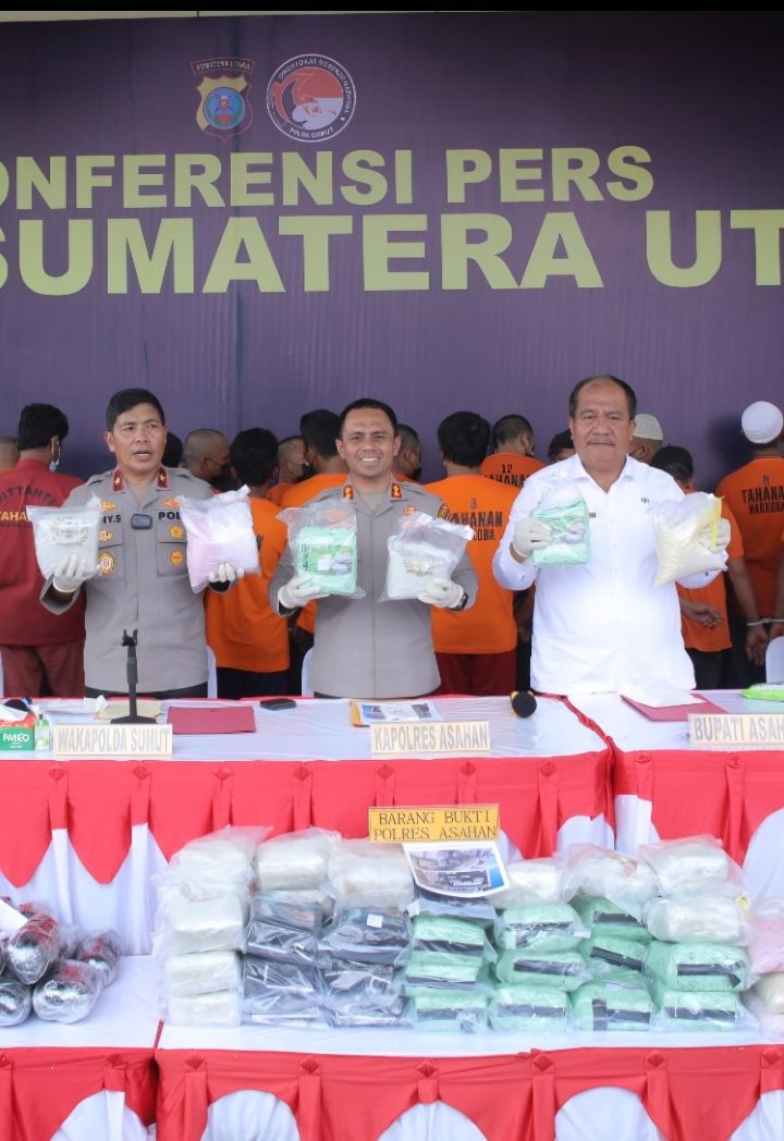 Bupati Dukung Polres Dalam Penekanan Peredaran Narkoba di Asahan