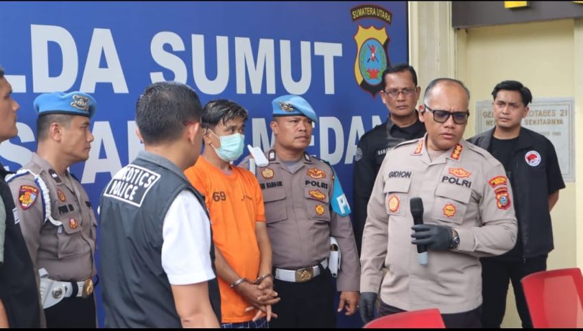 Diupah Rp 20 Juta, Warga Polonia Gagal Antar 22 Kg Sabu ke Pancurbatu