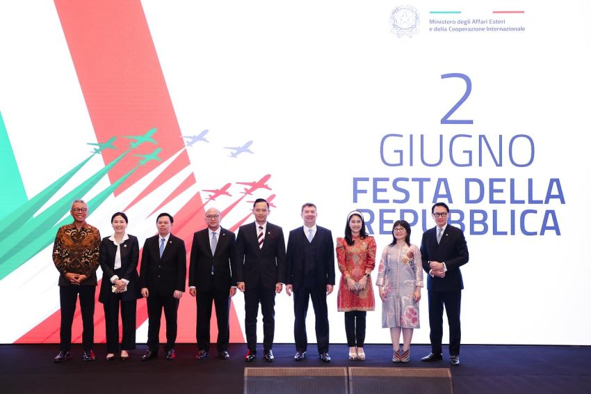 Menko Agus Yudhoyono Hadiri Resepsi Hari Republik Italia