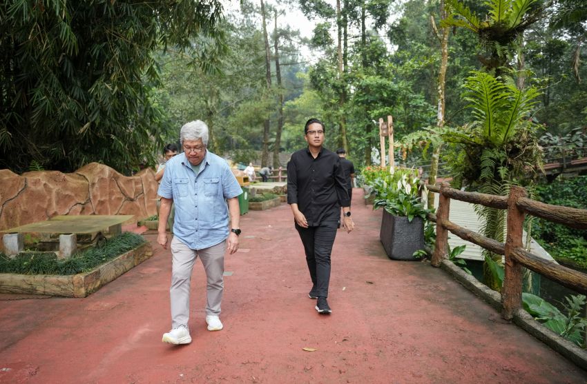 Benahi Medan Zoo, Rico Waas Minta Masukan dan Diskusi dengan Komisaris Taman Safari Indonesia Bogor